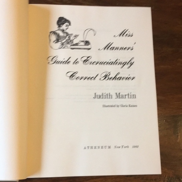 Miss Manners Guide to Correct Behavior + Amy Vanderbilt’s New Etiquette - Picture 7 of 15